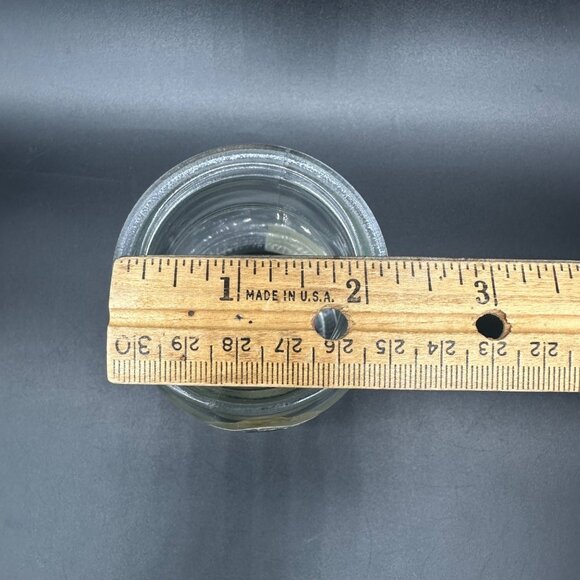 Vintage Bain Mousse Apothecary Jar 1960s Green Vanity Decor Mid Century Storage - Picture 10 of 12